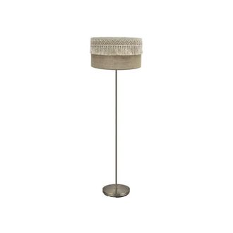 Fabrilamp Pie Salon Ekaterina 1xe27 Cuero/saco 164x40x40 Cm Con Pasamaneria