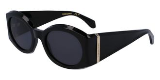 Ferragamo SF 2008S 001 Womens Sunglasses Black Size 55