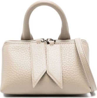 The Attico Friday mini bag - women - Calf Leather/Polyurethane/Polyester/Calf Leather/Cotton - One Size - Neutrals