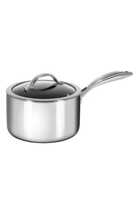 Scanpan HaptIQ 2.75-Quart Stainless Steel Saucepan in Silver at Nordstrom