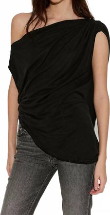 Free People Cascadia Tunic Top In Black