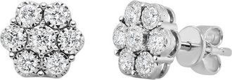 Sabrina Designs 14K 0.49 Ct. Tw. Diamond Cluster Stud Earrings