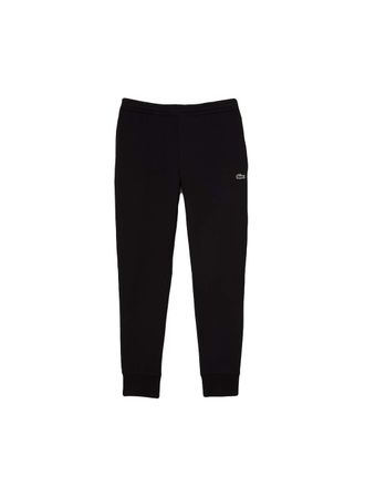 Lacoste Mens Fleece Jogging Suit - Black Cotton - Size Small