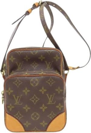 Louis Vuitton Pre-owned Vintage Monogram Schoudertas - Dames - Vintage Schoudertas - Bruin - ONE Size - Vintage