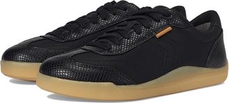 Dr. Scholls Be True Court Inspired Shoes Womens Shoes Black Snake : 8.5 M, Faux Leather