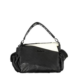 Desigual Shoulder Bags, female, Black, Size: ONE SIZE Patchwork Shoulder Bag