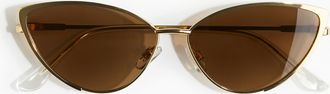 H&M Cat-Eye-Sonnenbrille - Gold