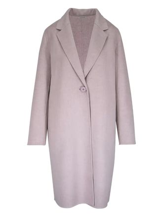 Kinross Cashmere buttoned coat - Neutrals