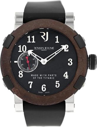 RJ Watches Pre-owned Romain Jerome Jerome Titanic Automatic Black Dial Mens Watch T.0XY3.11BB