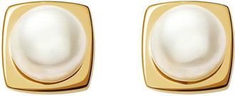 Missoma Pearl Square 18kt Gold-plated Stud Earrings - One Size