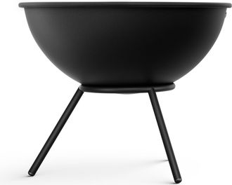Klarstein Klarstein Fireball Brasero Bajo Protector Contra Chispas Resistente A La Corrosi&oacute;n Robusto 43 Cm Negro