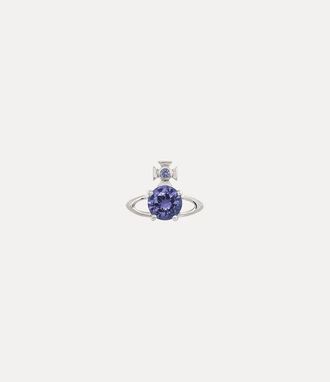 Vivienne Westwood Man. Reina Single Stud -Platinum-lavender-cz -Platinum-lavender-cz Men