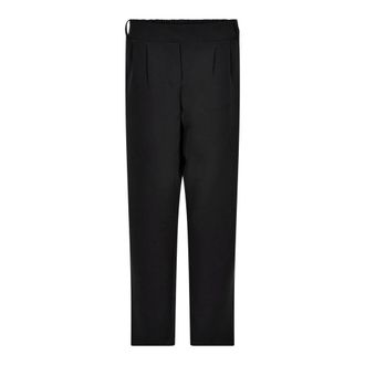 In Front Simple Black Straight-Leg Trousers - female - IN FRONT - Slim-fit Trousers - Black - S - Trousers