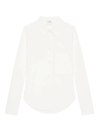 Courrèges button-up shirt - women - Cotton - 36 - White
