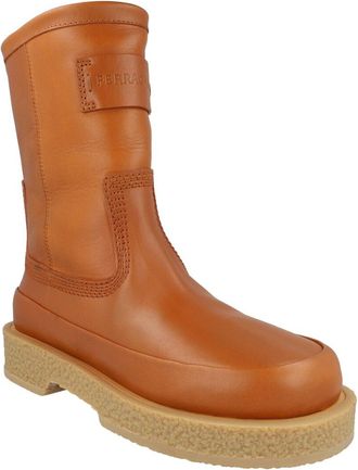 Ferragamo Ferdi Leather Boot