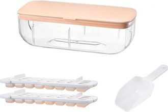 OEM Nevera Port&aacute;til De Silicona De Doble Capacidad De 48 Litros Con Tapa, Color Rosa