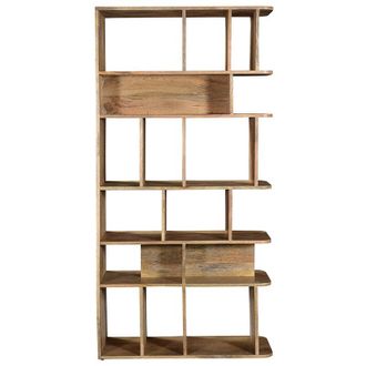 Miliboo Biblioteca En Mango Macizo Rupah