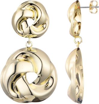 Adornia Adornia Double Knot Drop Earrings