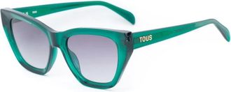 Tous Sunglasses, female, Green, Size: ONE SIZE Acetate Sunglasses with Gradient Lenses