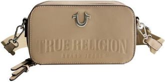 True Religion Double-Zip Horseshoe Camera Bag in Tan at Nordstrom