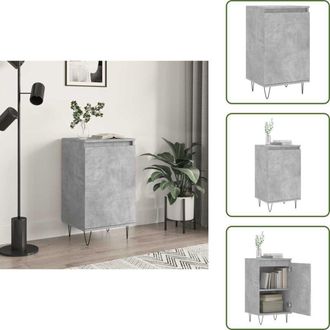 vidaXL The Living Store Credenza Grigio Cemento 40x35x70 cm in Legno Multistrato - Credenza grigio cemento