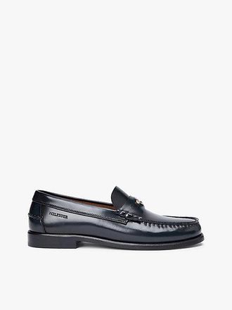 Tommy Hilfiger Patent Leather Debossed Loafers