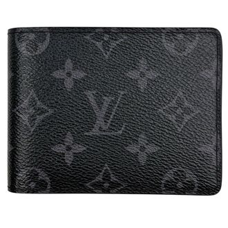 Louis Vuitton Black Monogram Eclipse Wallet (Bi-Fold) (Pre-Owned)