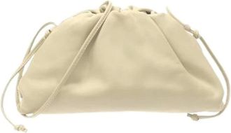 Bottega Veneta Pre-owned Clutches, male, Beige, Size: ONE SIZE Pre-owned Calf Shoulder Bag