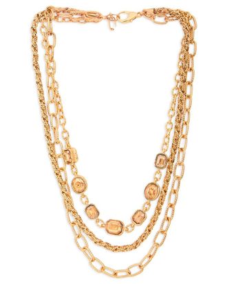 Saachi Saachi Glass 3-Layer Necklace