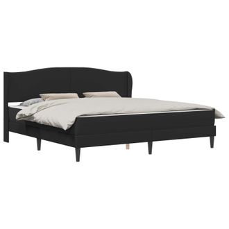 vidaXL Estructura De Cama Negro 180 X 200 Cm Cuero Sint&eacute;tico Vidaxl