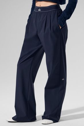 ALO Suit Up Trouser Long-Blue