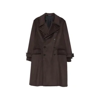 Caruso Corsaro Double-breasted Buttoned Coat