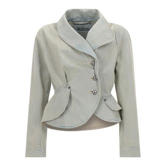 Vivienne Westwood Stormy Denim Jacket - female - Vivienne Westwood - Denim Jackets - Blue - M - Jackets