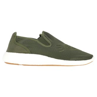 adidas Originals Adidas Originals Human Made Pure Logo-Appliqu&eacute;d Mesh Slip-On Sneakers in Groen Synthetisch