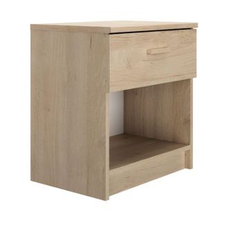 Gami Mesita de noche 1 caj&oacute;n h52 cm tulle - roble