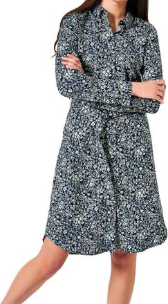 DeSoto Kaja Short Shirtdress In Blue Multi
