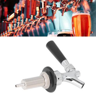 Infinite Dispensador De Cerveza De Acero Inoxidable Con Asa De 100 Mm De Largo Para Sistemas De Elaboraci&oacute;n De Cerveza Casera