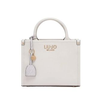 Liu Jo Handbags, female, White, Size: ONE SIZE Small Handbag with Charm