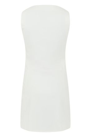 Coperni Wide Neckline Mini Dress - White
