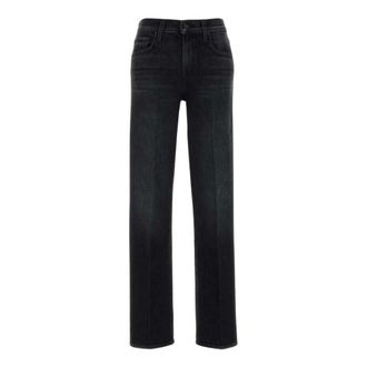 Mother Mid Rise Rambler Zip - Jeans - Mujer - Negro - W28