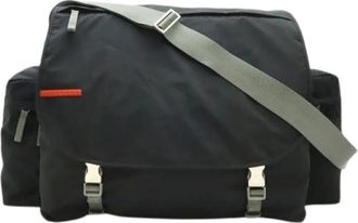 Prada Pre-owned Nylon Messenger Bag - - Pre-owned - Donna - Nero - ONE SIZE