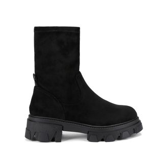 Carvela Womens Explorer Sock Boots - Black Fabric - Size UK 9