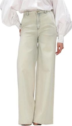 Janice Dames, Jeans, Blauw, Maat: W26 Katoen