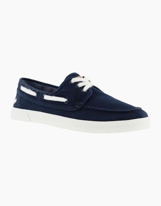 Sperry Top-Sider Womens Sperry Venice Boat Textile Womens Navy Boat Shoes - Blue - Size: UK 8 / eu 41.5 / us 10.5
