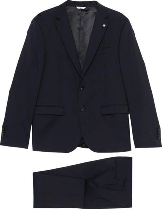 Manuel Ritz Pak - Heren - Business pakken - Blauw - 2XL - Kostuums