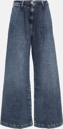 AG - Adriano Goldschmied Stella high-rise wide-leg jeans