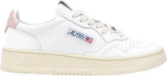 Autry Medalist Leather Low-Top Sneakers, Brand Size 38 ( US Size 8 )