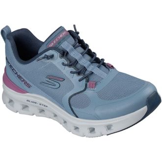 Skechers Glide-Step Pro Textiel Dames Slate Mesh/Magenta Trim Sneakers