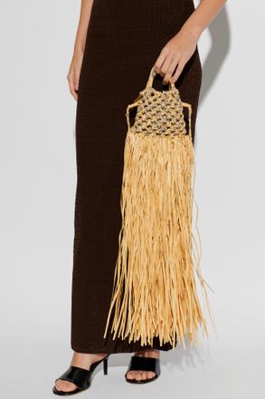 Kurt Geiger Handbag Macrame Crystal Mini, Womens, Beige