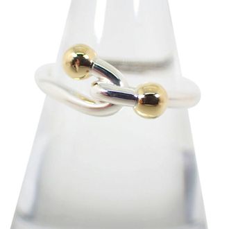 Tiffany & Co. Yellow Gold (18K) Sterling Silver 925 Band Ring (Pre-Owned)